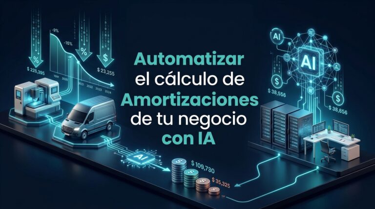 Automatizar el cálculo de amortizaciones de tu negocio con IA