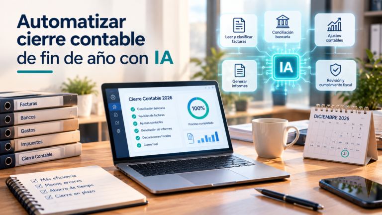 Automatizar cierre contable de fin de año con IA