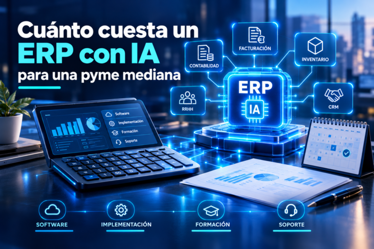 Cuánto cuesta un ERP con IA para una pyme mediana