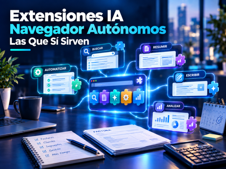 Extensiones IA Navegador Autónomos: Las Que Sí Sirven