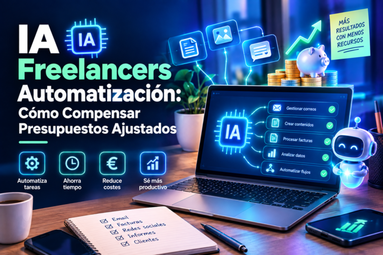 IA Freelancers Automatización: Cómo Compensar Presupuestos Ajustados