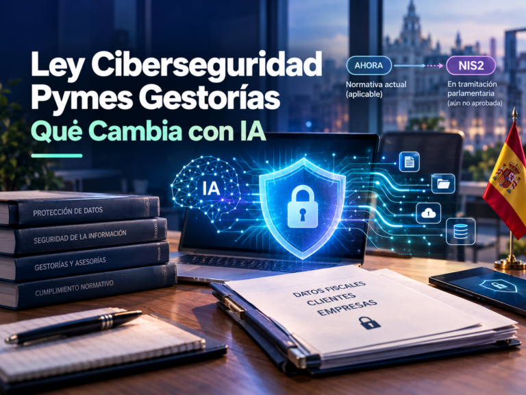 Ley Ciberseguridad Pymes Gestorías: Qué Cambia con IA