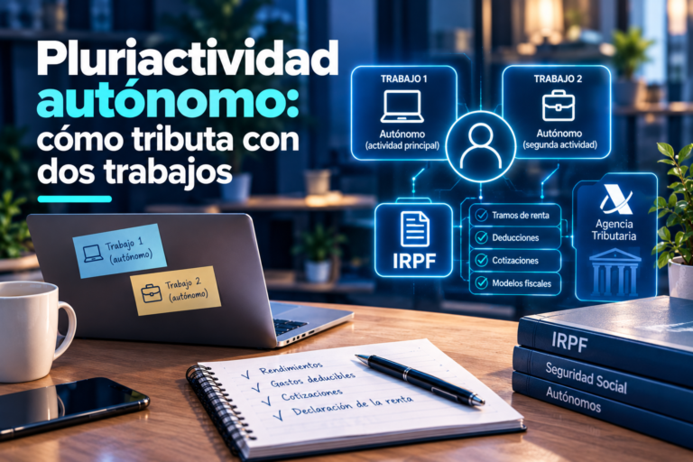 Pluriactividad autónomo: cómo tributa con dos trabajos