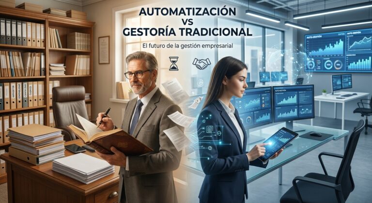 Automatización vs gestoría tradicional: ventajas, riesgos y límites
