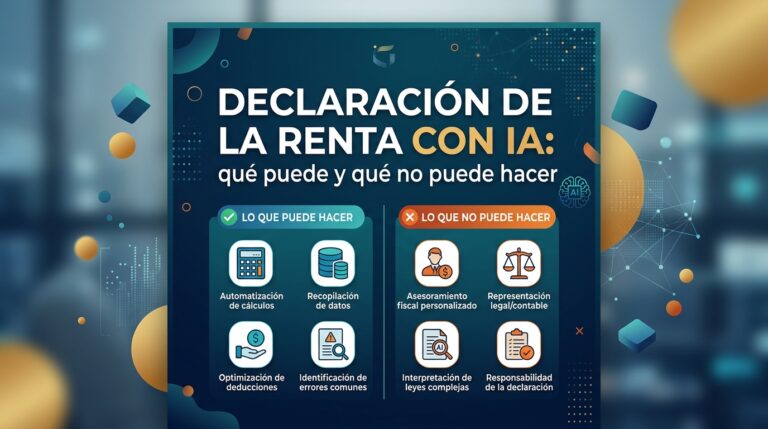Declaración de la Renta con IA: qué puede y qué no puede hacer