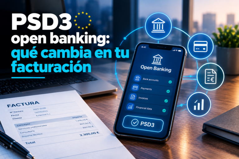 PSD3 open banking: qué cambia en tu facturación