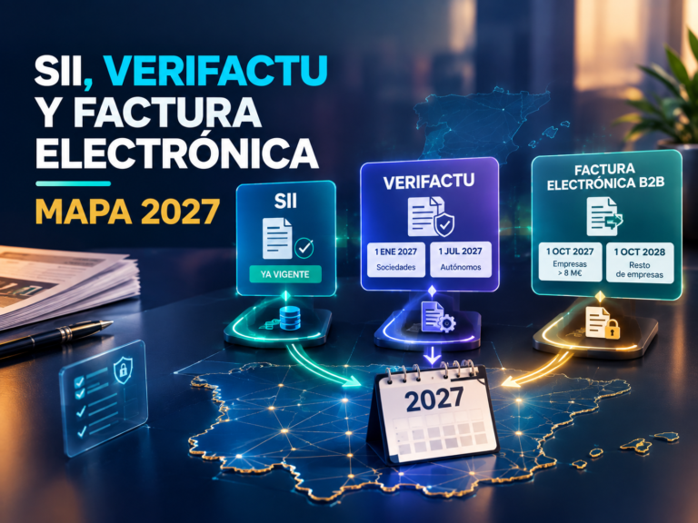 SII, Verifactu y Factura Electrónica: Mapa 2027