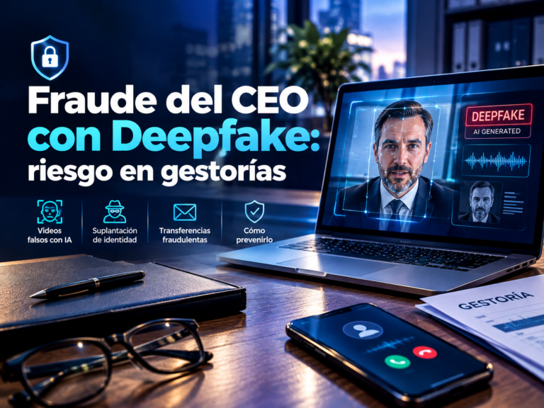 Fraude del CEO con deepfake: riesgo en gestorías