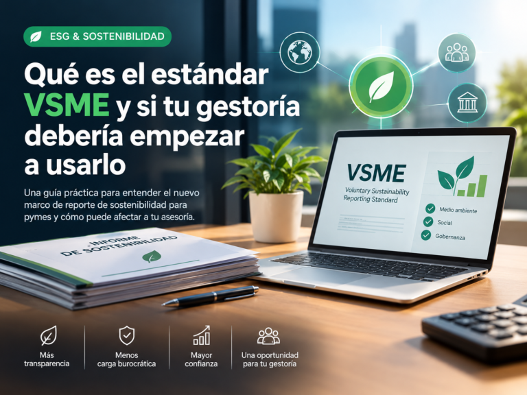 Qué es el estándar VSME y si tu gestoría debería empezar a usarlo